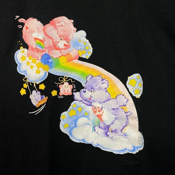 Care Bears Rainbow Rescue Cheer Bear Share Bear Movie Tee L - Picture 2 of 4